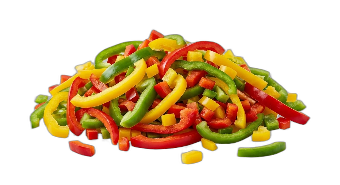 Cut Red/Yellow/Green Peppers